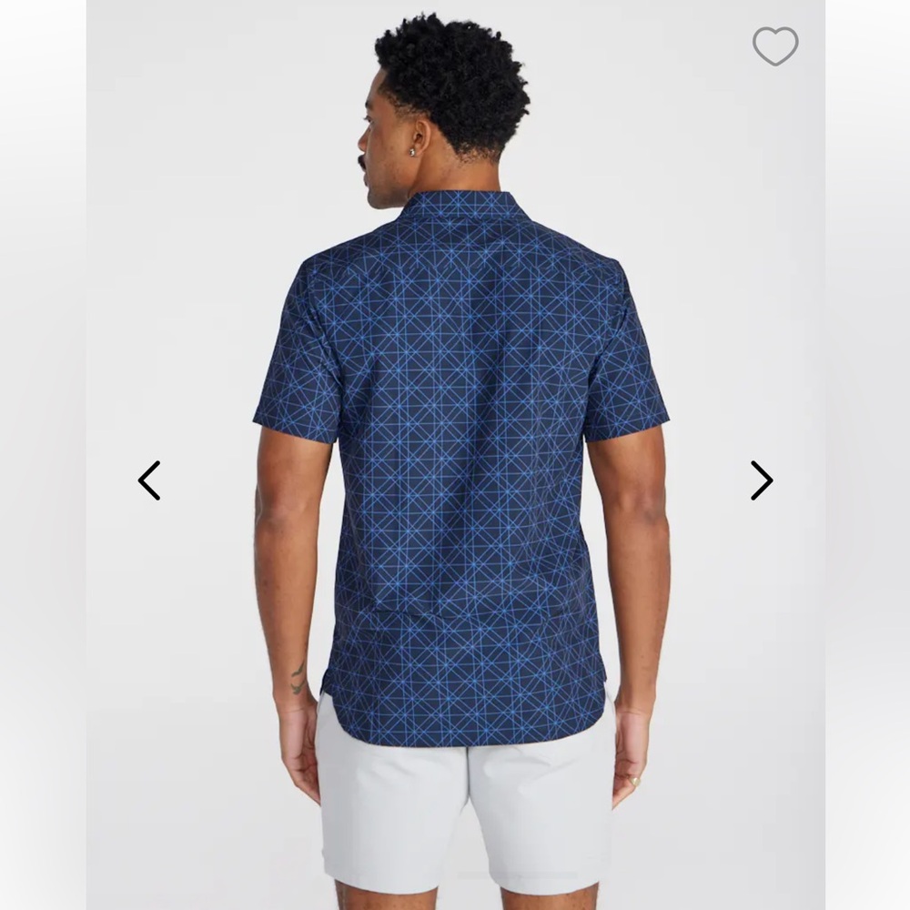 Bylt Basics Riviera Button Down Pattern Shirt Men… - image 2